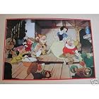 Full Color Matted Snow White and The Seven Dwarfs Exclusive Commemorative Lithograph 1994... by  Walt Disney
