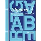 Algebra 1 2, Teacher's Edition by  John H., Jr. Saxon