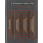 Elementary Linear Algebra by  Paul C. Shields