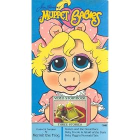 Jim Henson 's Muppet Babies: Gonzo And The Great Race / Baby Fozzie Is Afraid Of The Dark / Baby Piggy's Mermaid Tale [VHS]
