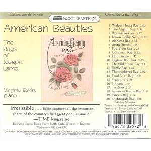 American Beauties: The Rags of Joseph Lamb by Virginia Eskin and Joseph Lamb (Audio CD - 1995)