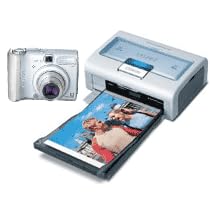 Canon Powershot A510 Digital Camera Selphy CP400 Compact Photo Printer Bundle