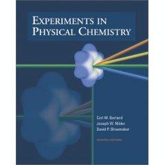 Experiments In Physical Chemistry