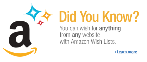 Amazon Wish Lists are universal, you can add anything from any website to your Amazon Wish List.