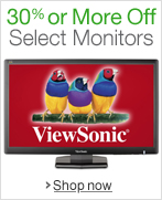 30% or More Off Select Monitors