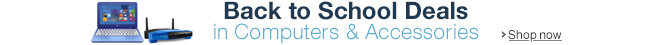 Back-to-School Savings in Computers & Accessories