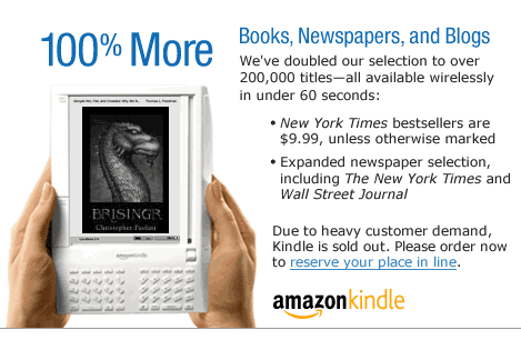 Amazon Kindle: Amazon's new wireless reading device