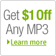 Get $1 Off Any MP3