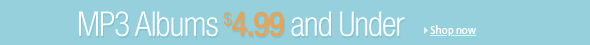 MP3 Albums $4.99 and Under