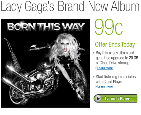 New Lady Gaga Album Born This Way for $0.99