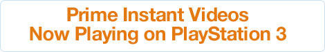 Prime Instant Videos on PlayStation 3
