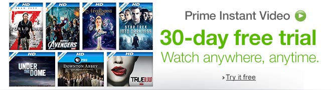 Unlimited streaming of thousands of instant videos is included with Amazon Prime