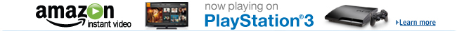 PlayStation 3 on Amazon Instant Video