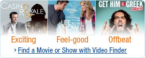 Find a movie or TV show with Video Finder
