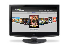 A video library on a Roku player