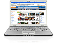 Amazon Video On Demand Store on a laptop