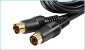 Picture of an S-video cable