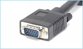 Picture of a VGA video cable
