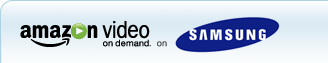 Amazon Video On Demand on Samsung logo
