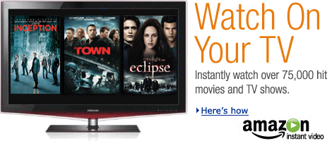 Amazon Video On Demand on TV