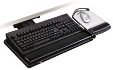 3M AKT80LE Knob-Adjust Keyboard Tray