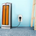 F7C009ad Conserve Socket Energy Saving Outlet with a space heater