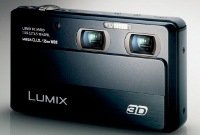 3D-Kompaktamera mit Doppeloptik f&uuml;r Fotos und HD-Videos in 3D