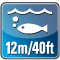 Waterproof to 12m/ 40 ft