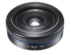 Samsung 30mm NX Pancake Lens product shot