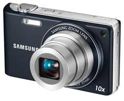 Samsung PL210 14.2 Megapixel Digital Camera (Indigo Blue) Product Shot