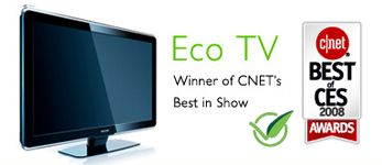 Eco Philips Flat TV The winner LCD HDTV