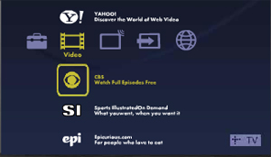 Xross television interface