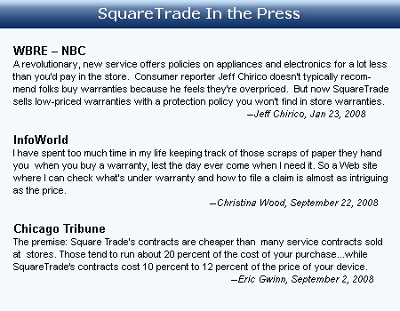 Square Trade in the Press