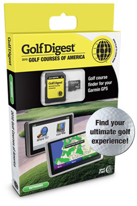 Spot It Out <i>Golf Digest</i> 2010 Golf Courses of America for Garmin GPS Devices