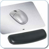 3m Gel Wrist Rest Black Leatherette 7 2