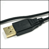 Gold Plated Connectors with Braided Cables