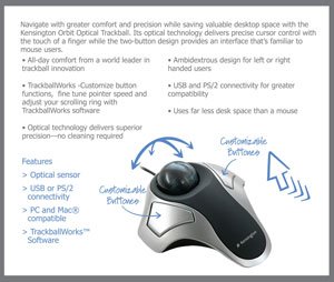 Kensington Trackballs