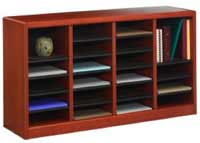 Modern wood organizer