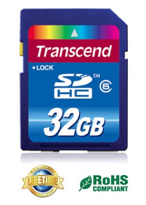 Transcend SDHC Class 6 32GB