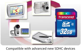 Compatible with advanced new SDHC devices