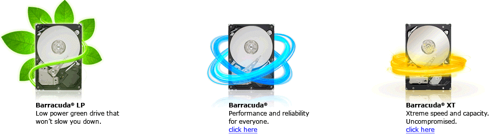 Barracuda Family Hard Drives