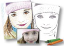 Turn photos into coloring pages