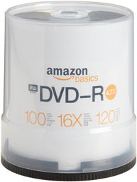 Velocità di scrittura fino a 16x. Ciascun DVD ha una capacità di 4.7 GB, che permette di salvare fino a 2 ore di materiale video.