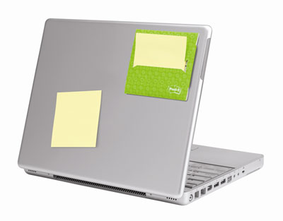 Put Post-its® on your laptop