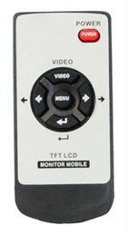 Image of the full-function wireless remote - included with the unit