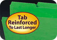 Reinforced 2-Ply Tabs, extra strength and durability