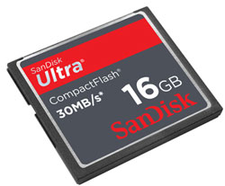 SanDisk Ultra CompactFlash Memory Card 
