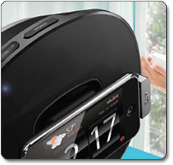 iLuv App Station Alarm Clock Stereo Speaker Dock for iPod and iPhone 3G and 3GS