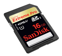 SanDisk Extreme Pro SDHC UHS-1 memory card