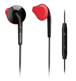 Philips ActionFit In-ear headset, SHQ1017/28 Product Shot
